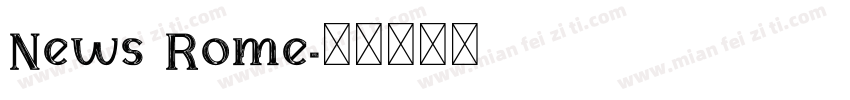 News Rome字体转换